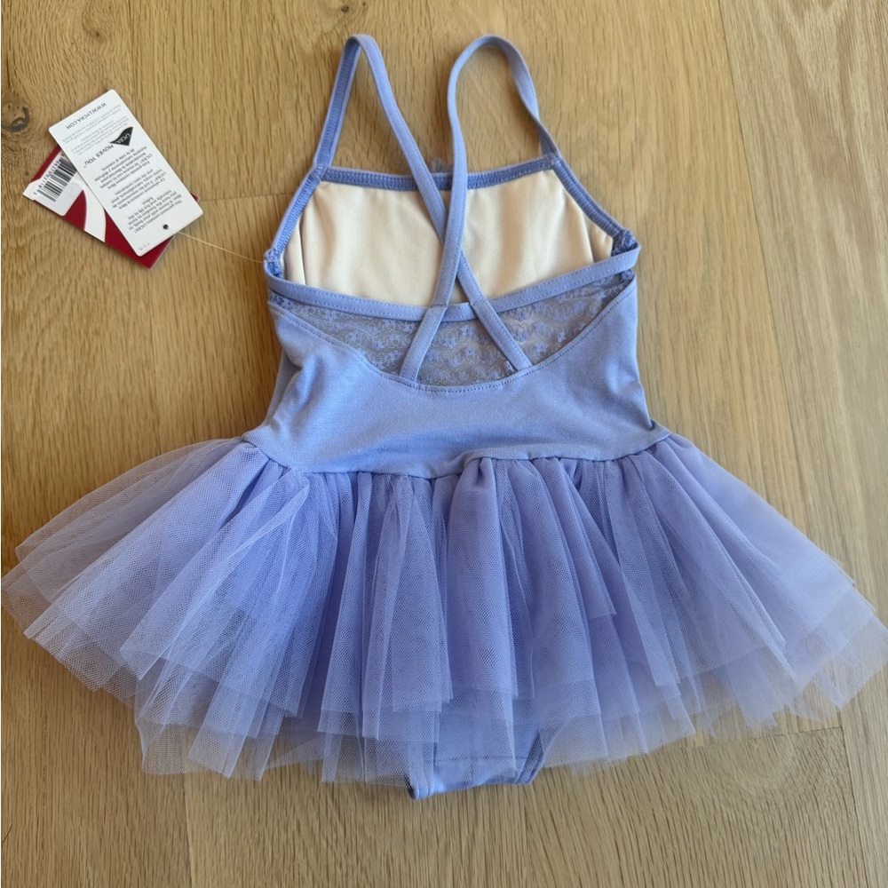 Capezio Purple Dance Costume with Tutu Skirt - Picture 2 of 2